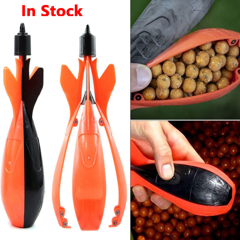 HOT Carp Fishing Rocket Feeder Spod Bomb Bait Rockets Floats Fishing Lure Pellet Feeders Position Tackle Fishing Pesca Tools