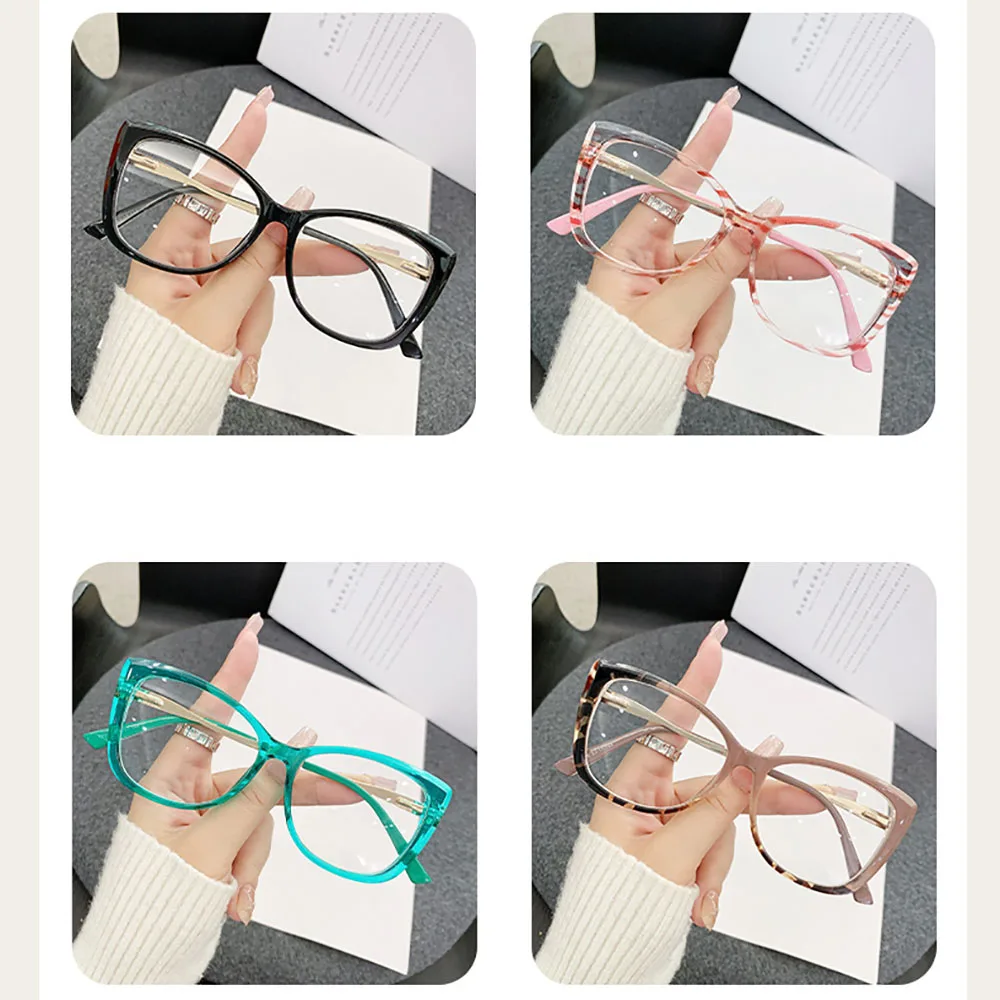 Fashion Eyewear  Tr90 Metal Glasses Frame Anti Blue Light Eyewear Fashion Blue Light Blocking Glasses For Fishing Driving