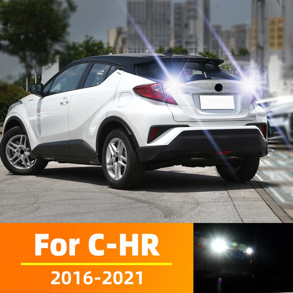 

2PCs For Toyota CHR C-HR 2016 2017 2018 2019 2020 2021 LED Bulbs Exterior Reverse Backup Back UP Lamp Canbus No Error