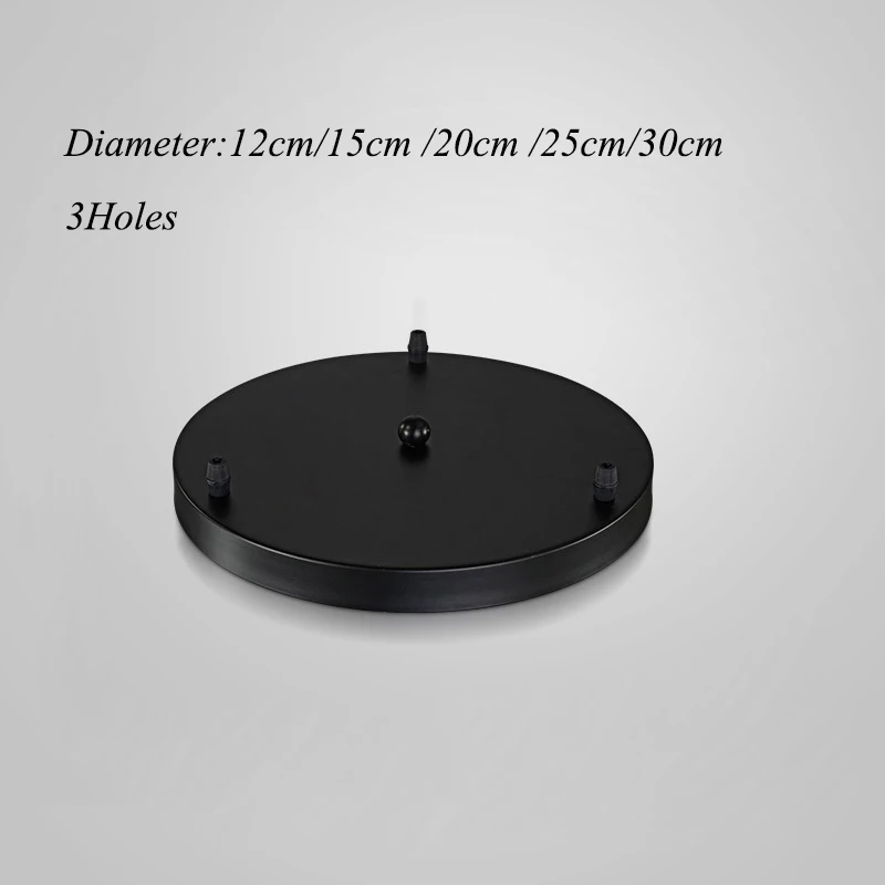 Chandeliers Pendant Lamp Light Base Plate Lighting Accessories Black/White Round/Rectangular Ceiling Canopy Plate Lamps Chassis led lights lamp holder lamp bulb holder lamp base diy lighting accessories