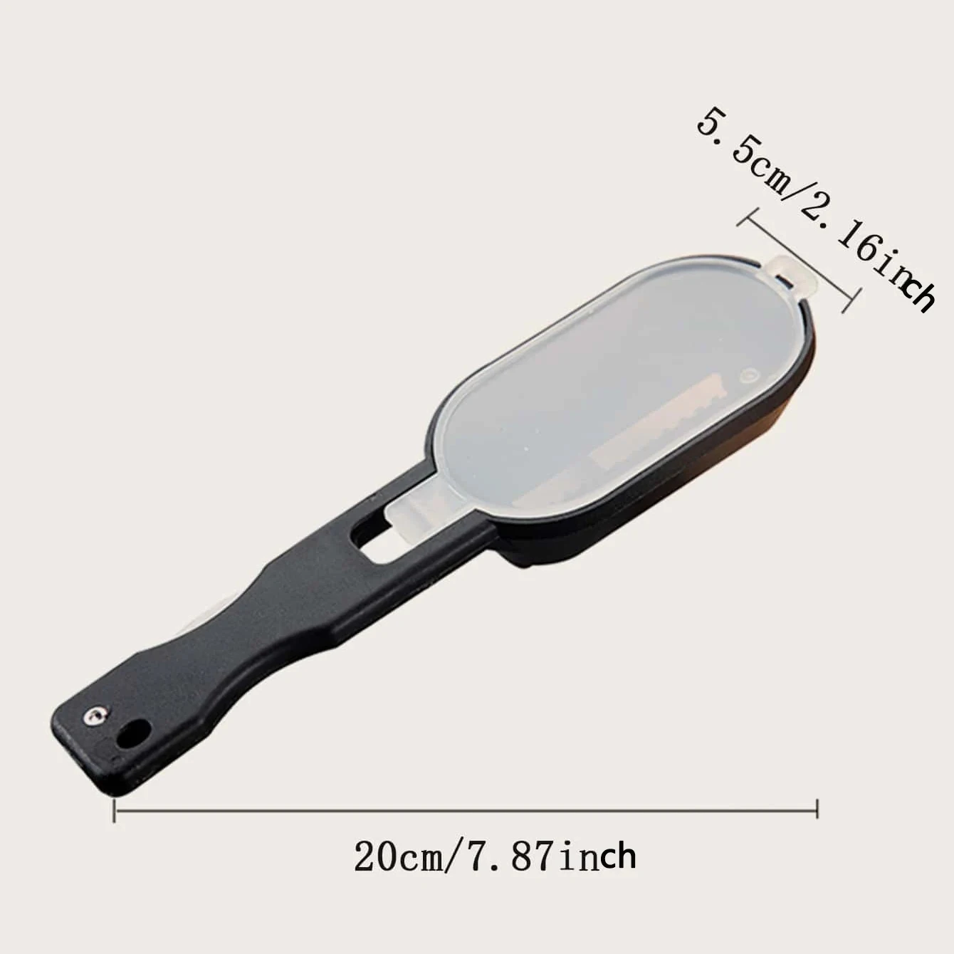 1pc-Easy to use fish scale scraper with protective cover - perfect for restaurants, kitchens, and outdoor fishing