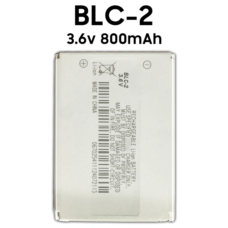 Batteria Del Telefono Cellulare Per Nokia 3310 3330 3410 3510 5510 3530 3335 3686 3685 3589 3315 3350 3510 6650 6800 Batteria Blc-2 800Mah