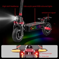 Trottinette électrique BOYUEDA Q7Pro Max, 3200W, double moteur, batterie 52V28AH, contrôle par application activé par NFC, pneus silencieux 5