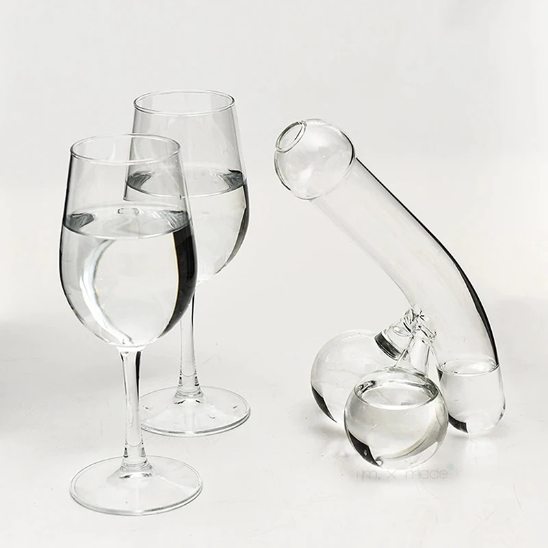 Unique And Funny Borosilicate Glass Wine Shaker Party Wine Men's Birthday Gift Splitter Whiskey Stocker Glass Decanter