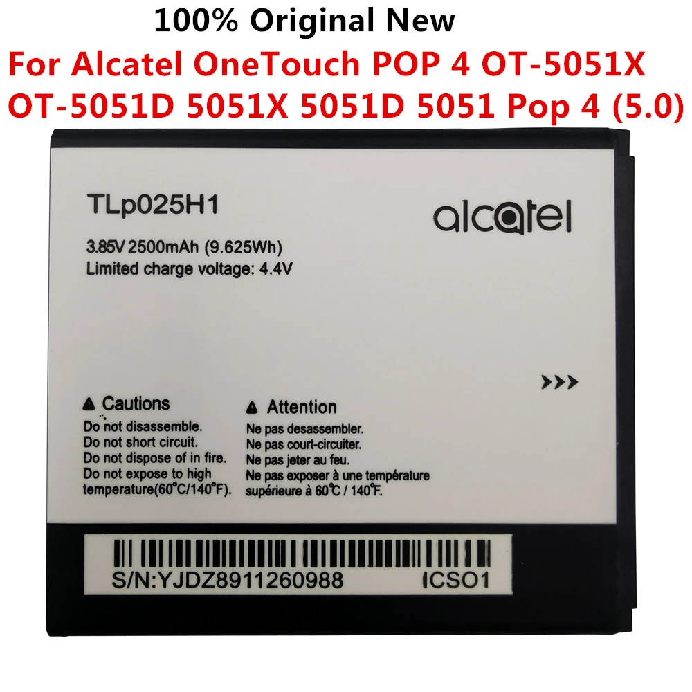New TLp025H1 battery for Alcatel OneTouch POP 4 OT 5051X OT 5051D 5051X  5051D 5051 Pop 4 (5.0) TLp025H7 mobile phone| | - AliExpress