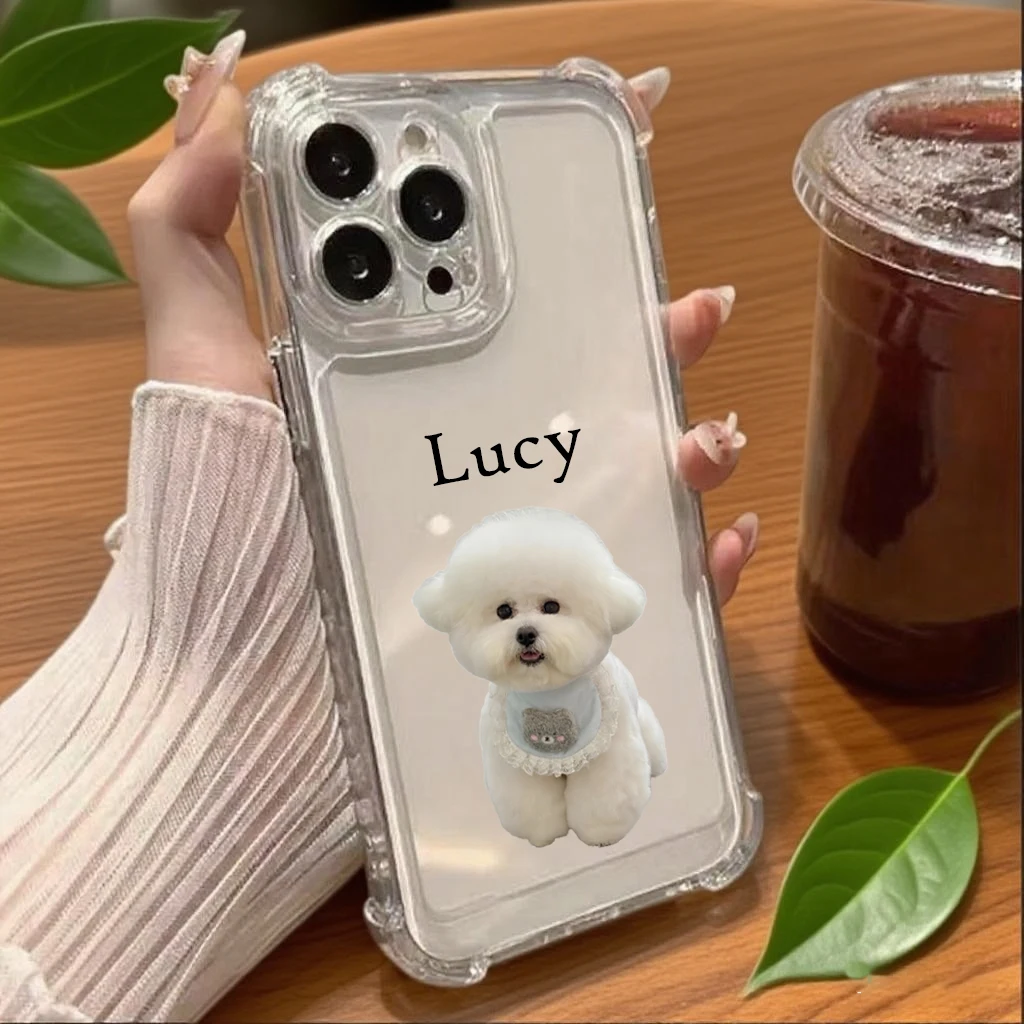 Capa Iphone Personalizada com Foto e nome Pet - Love Bichinho