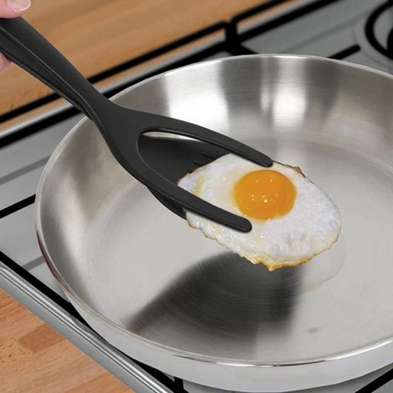 2023 New Grip and Flip Egg Pancake Spatula Silicone French Toast Omelet Making Kitchens