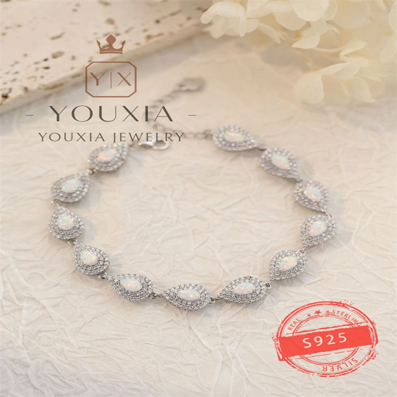 

Hot Selling Brand Silver colour Punk Style Bracelet Holiday Gift Couple Love Luxury fashion Jewelry Valentine's Day Promotion