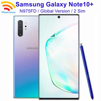 Samsung Galaxy Note10 Plus Note10+ Dual Sim N975FD 256/512GB 12GB ROM 6.8" OLED Global Version Exynos NFC Original 4G LTE