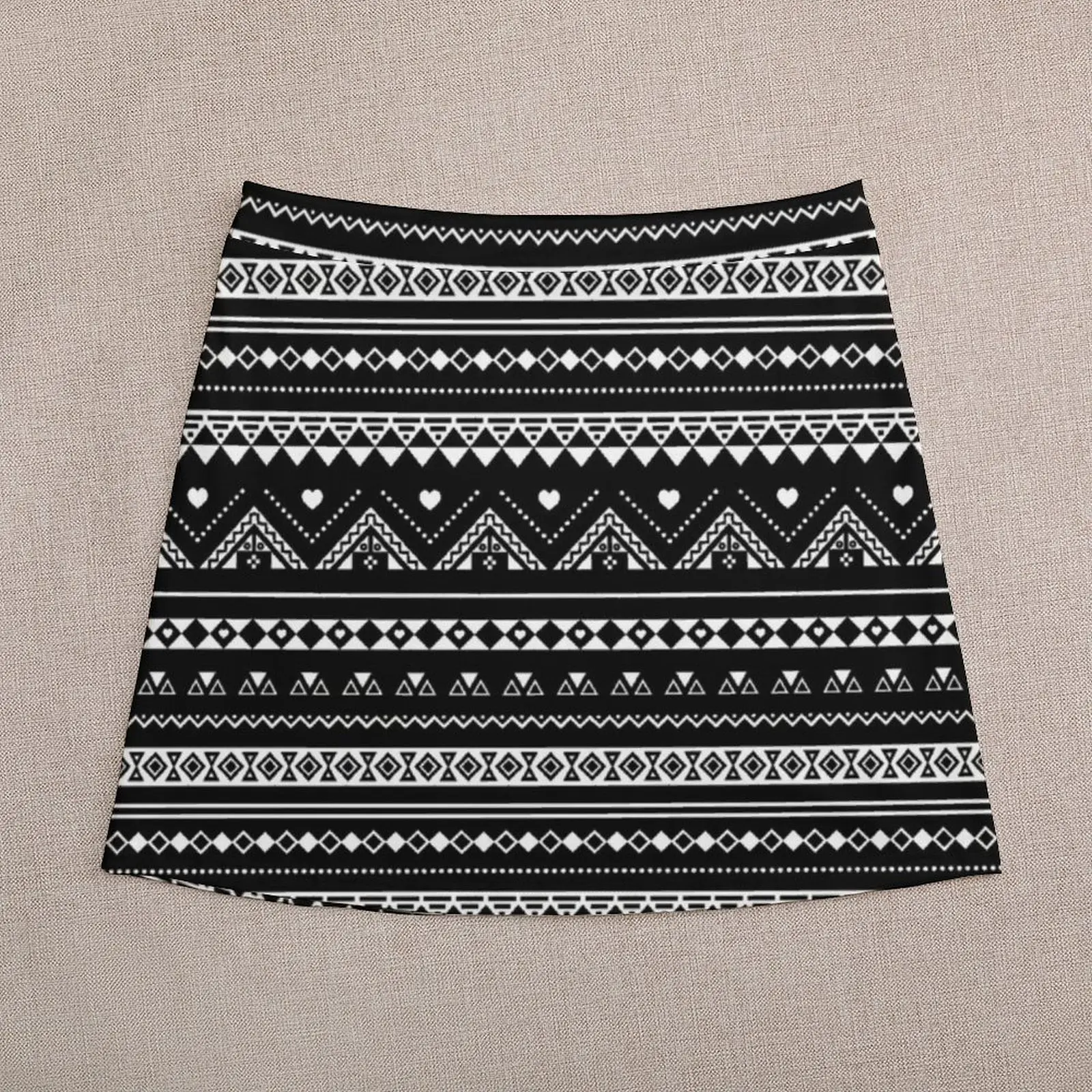 Aztec Mini Skirt korean style women clothing korean ladies summer