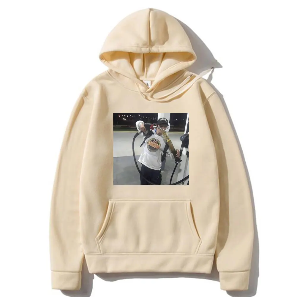 Petrol Bong Funny Meme Print Hoodie Male Vintage Streetwear Men Women Casual Oversized Sweatshirt Unisex Fleece Cotton Hoodies