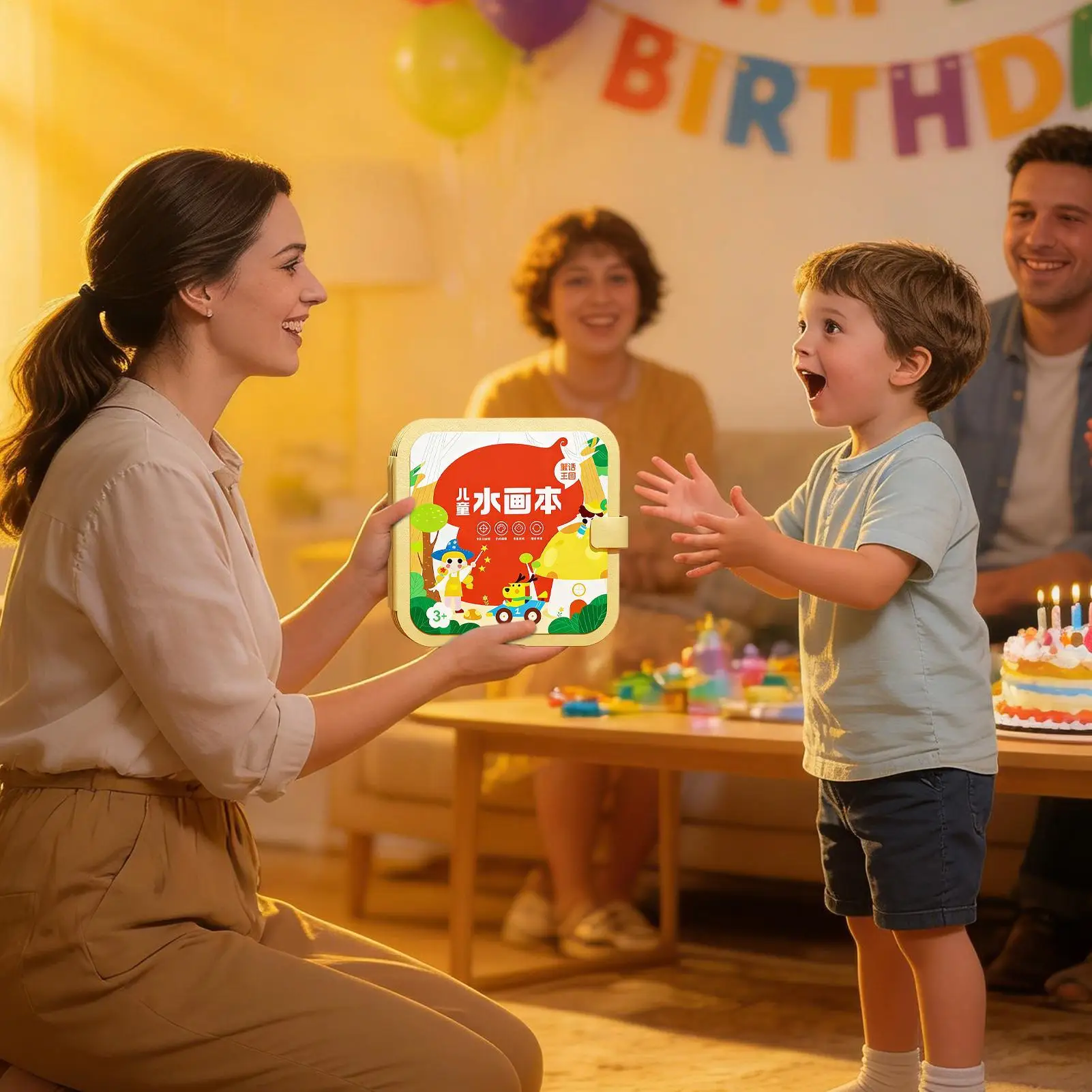 수채화 책 그리기 활동 어린이를위한 장난감 물 예술 책 소녀 학생 수업 여행 할로윈 부활절 크리스마스