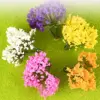 5Pcs Artificial Flower Cluster Mini Bush Potted Plant Scenery Moss Bonsai Landscape Garden Decoration Model Railway Accessories 2