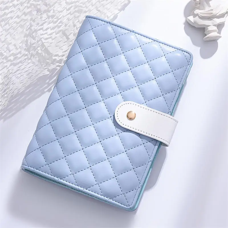 A6 PU Leather Budget Binder Notebook Cash Envelopes System Set With Binder Pockets for Money Budget Saving Bill Organizer