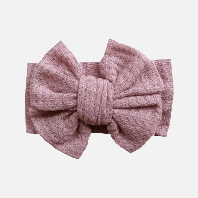 child safety seat Newborn Baby Headband Cute Big Bow Infant Elastic Hair Band Solid Color Bowknot Turban Headwrap Baby Girl Hair Accessories custom baby accessories