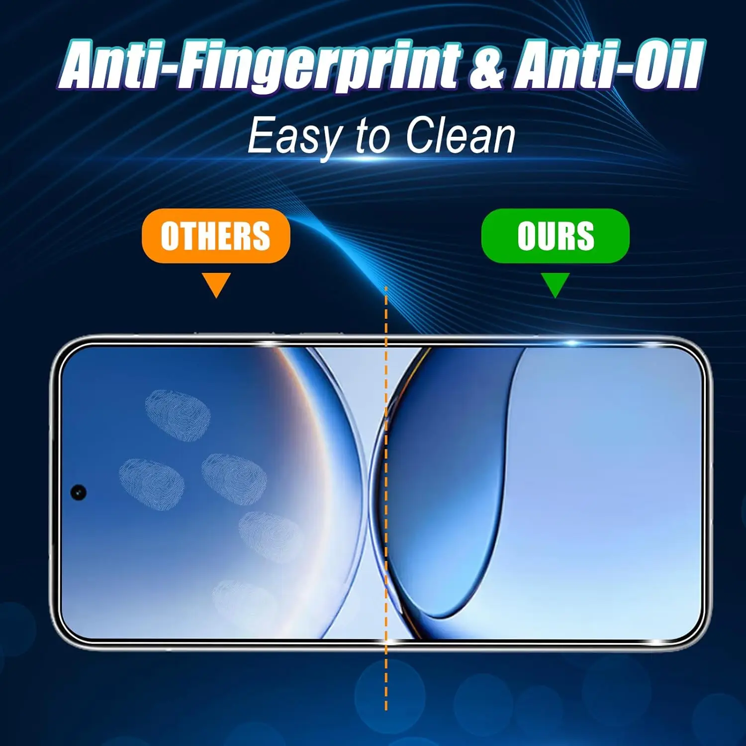 Ultra Tempered Glass Screen Protector - Flat 6.9 Inch, 1-4 Pack