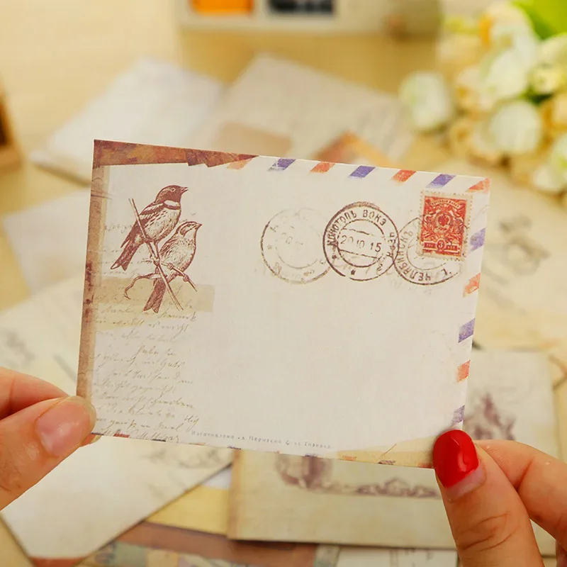 Mini Envelopes 12 Pcs Vintage Paper Scrapbooking