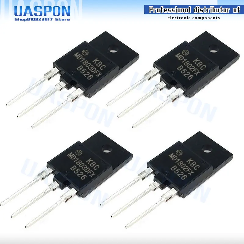 

10pcs MD1803DFX TO-3P MD1803 TO-3PF MD1802DFX MD1802 MD1802FX MD1803FX