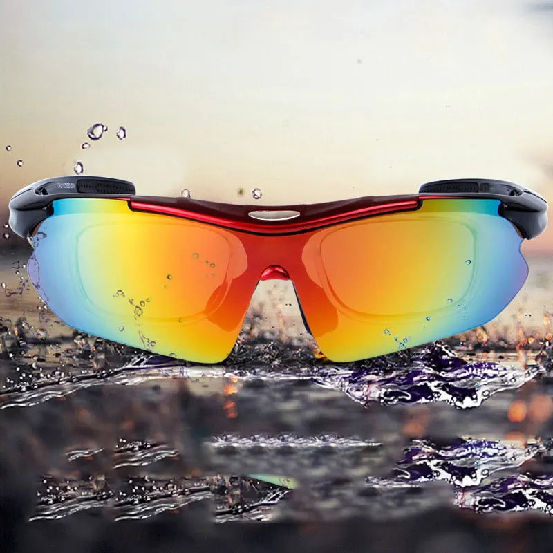 JSJM New Outdoor Sports Sunglasses UV400 Road Bicycle Glasses Men