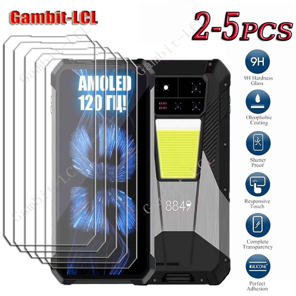 2-5PCS 9H HD Gehärtetem Glas Für Unihertz 8849 Tank 4 Pro Shark 3 Tank3 3Pro Tank2 2 2Pro Tank4Pro Bildschirm Schutzhülle Film