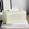 Household Waterproof Paper Box Desktop Napkin Storage Container Wide Mouth Tissue Boxes Practical Storage Supplies 3