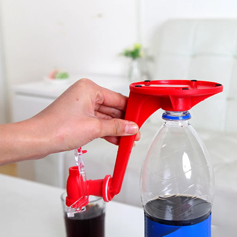 Water dispenser beverage dispenser Coke Bottle Inverted Water Dispenser Beverage Switch Hand Pressure Household Absorption