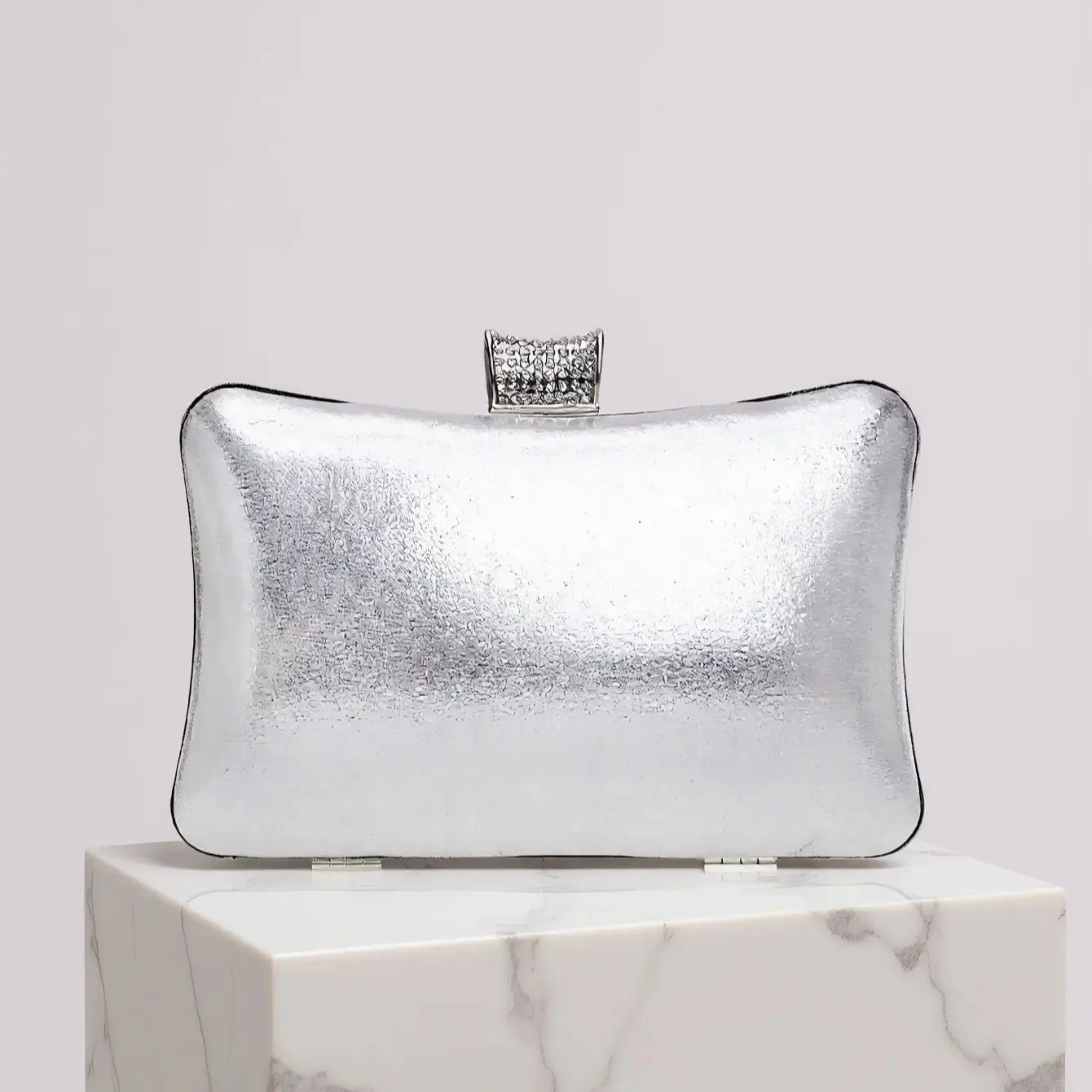Rhinestone Small Clutch Shoulder Chain Ball Design Party Handbag