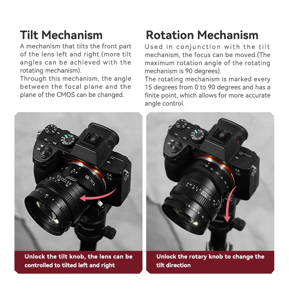 TTArtisan-틸트 50mm f1.4 풀 프레임 수동 포트레이트 렌즈, A7S A7R 파나소닉 S1 시그마 FP 미러리스 카메라와 호환 가능