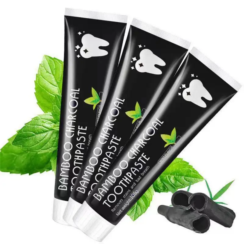 

Activated Carbon Toothpaste Improve Oral Health Mild Fresh Breath Remove Dirt Remove Yellow Bright White Cleaning Toothpaste