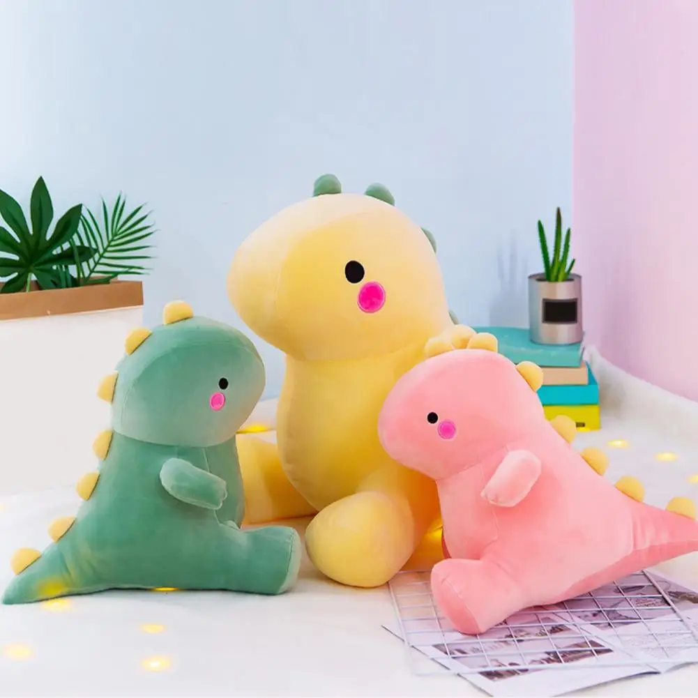 

Ultra Soft Dinosaur Plush Toy Down Cotton Kawaii Dino Plushie Peluche Animal Dolls Pillow Party Prop Decor Kids Gift 25~60CM