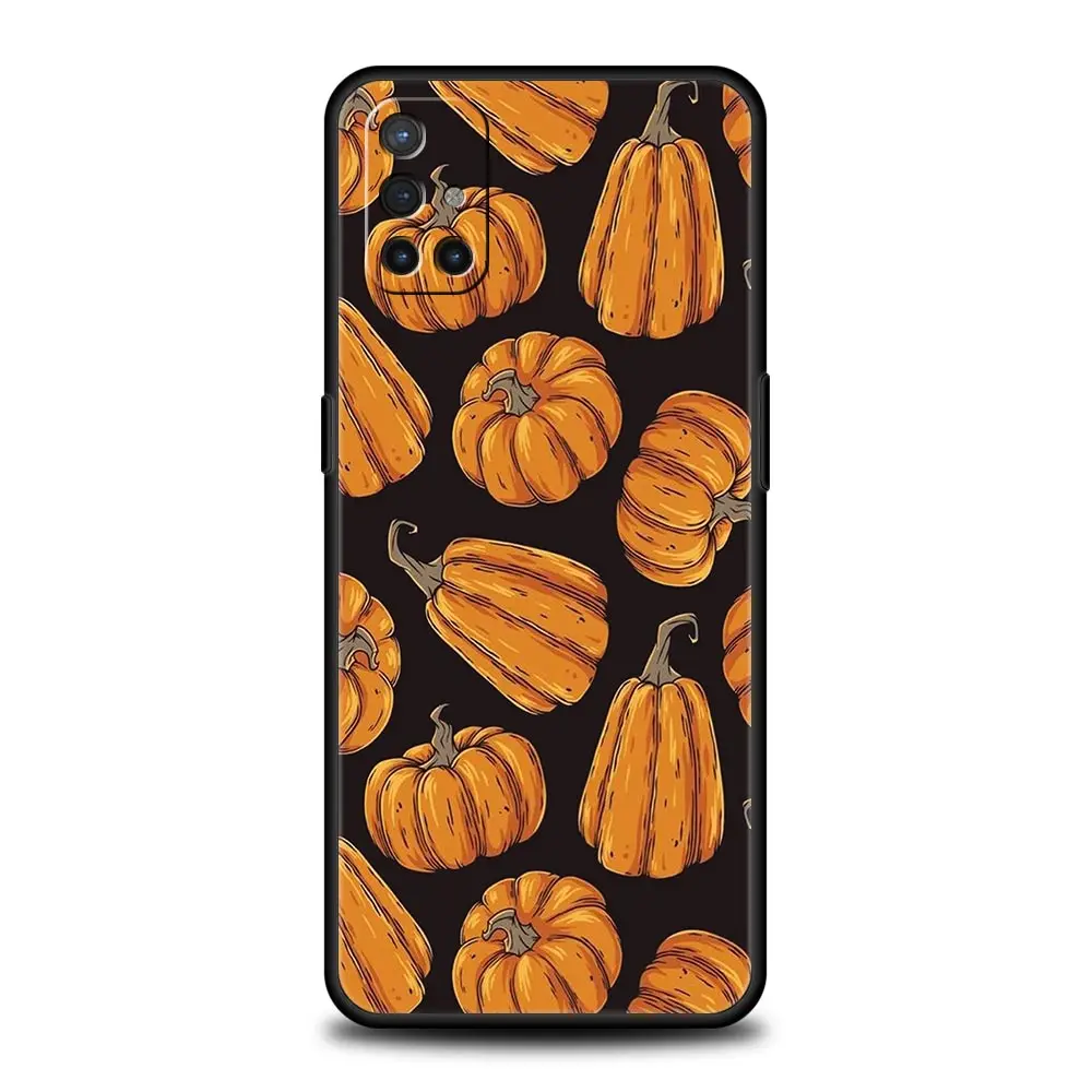 Autumn Leaves and Fox Pumpkin Halloween Phone Case