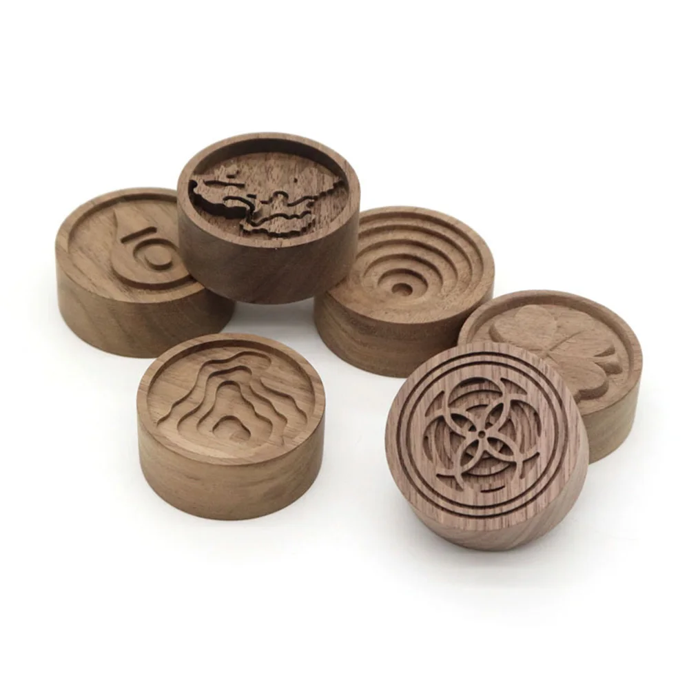 Essential Oil Diffuser Wooden Base Indoor Fragrant Walnut Ornament Home Fragrance Decoration Aromatherapy essential oil diffuser essential oil fragrance expander