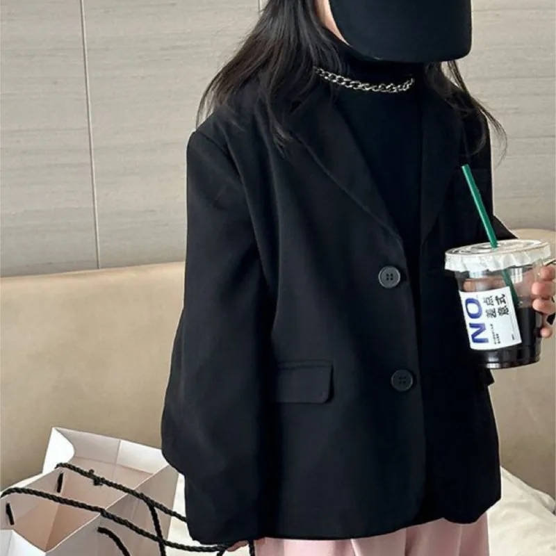 Baby Jacket Baby Coat Children Jacket Fashion Baby Girl Suit Toddle Teen Child loose Formal Spring Autumn Outwear Clothes 2-12Y