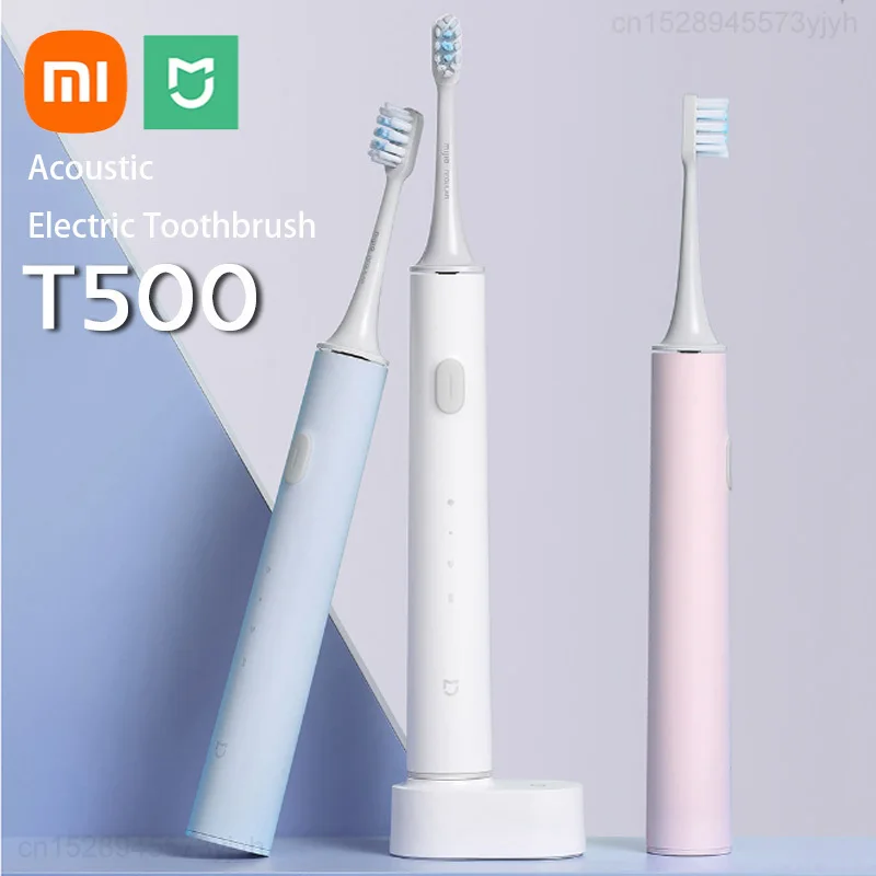Зубная щетка XIAOMI T500 MIJIA электрическая Ультразвуковая для отбеливания и гигиены полости рта