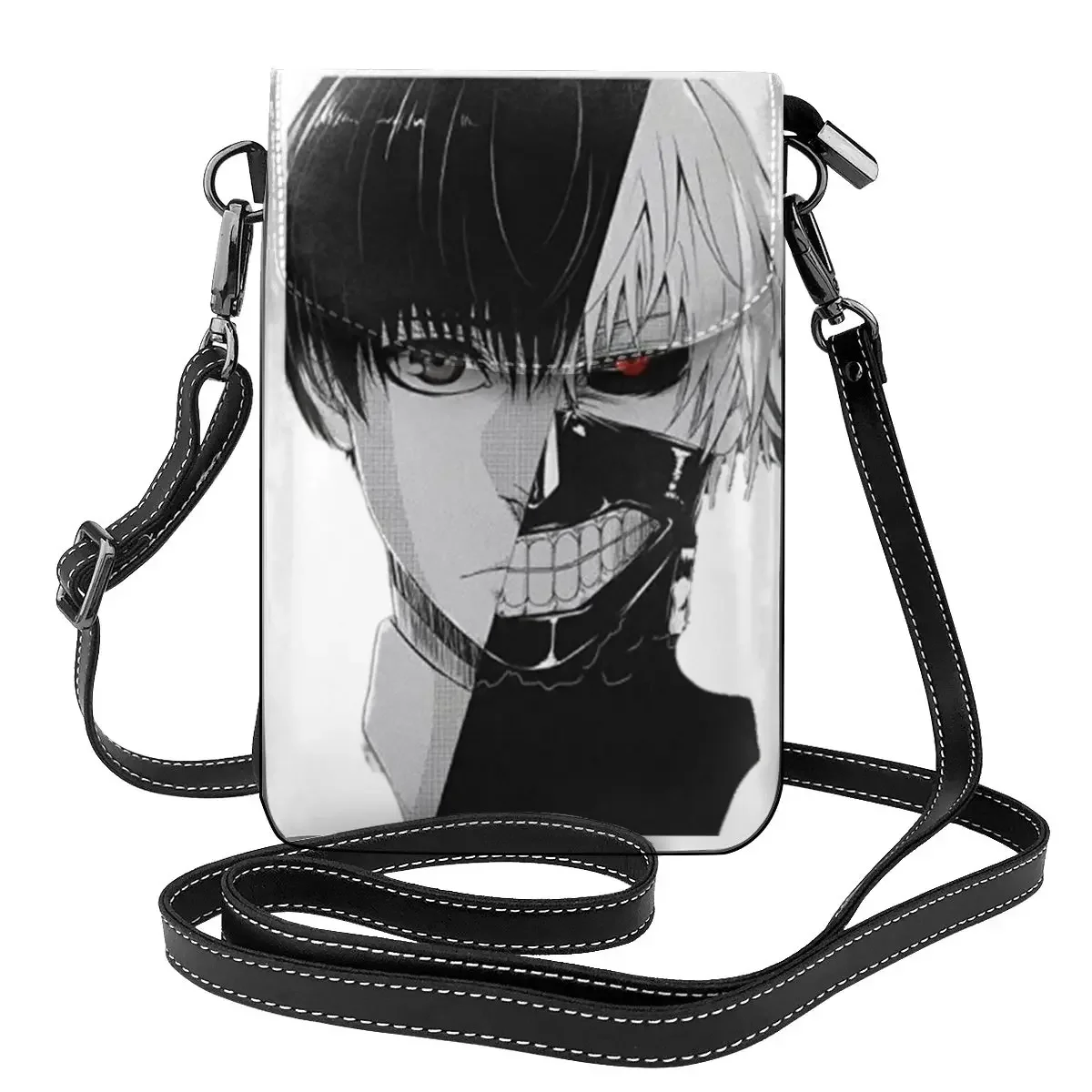 

Сумка через плечо Kaneki Ken в стиле Токио, женская модная стильная кожаная школьная Сумочка с гулаком с одним глазом и кровью anteiku