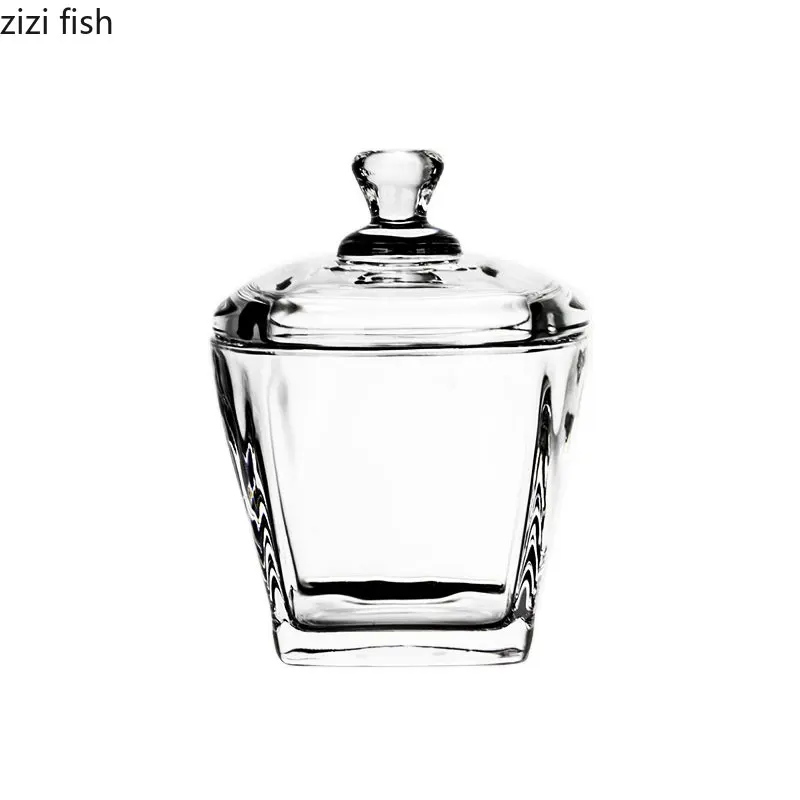 Glass Storage Jar Tea Coffee Tins Bottle Nut Dried Fruit Tanks Modern Home Kitchen Snack Cookie Candy Jars Box Storage Container 6