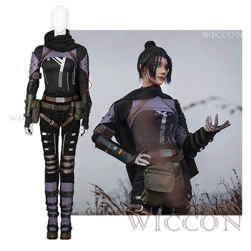 

APEX cosplay Legends Wraith Cosplay Costume Game Apex Adult Woman Evil Spirit Skin Cosplay Outfit Customizable Wraith Suit