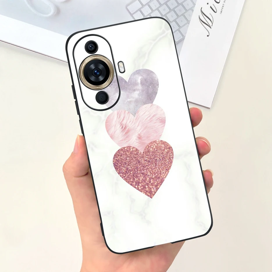 Cute Candy Painted Soft Silicone Phone Case Cover for Huawei Nova 11 Series