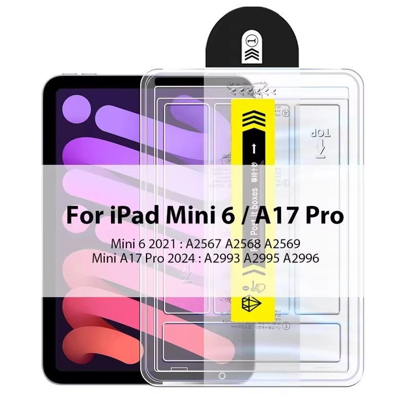 2-Pack HD Tempered Glass Screen Protectors - Easy Installation