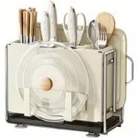 Knife holder universal storage rack magnetic chopstick cage cutting board cutting board knife storage rack 2