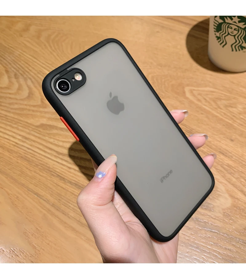 Enhanced Anti-Drop Frosted Phone Case with Fine Pore Skin Protection