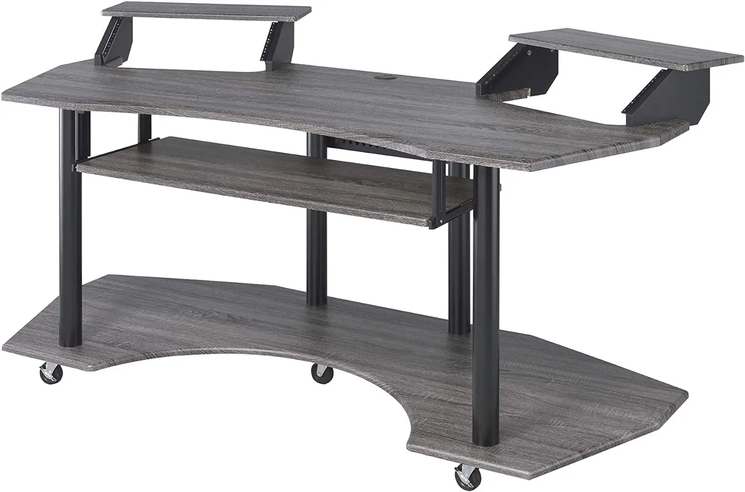 

Acme Eleazar Wooden Music Recording Studio Desk in Black Oak