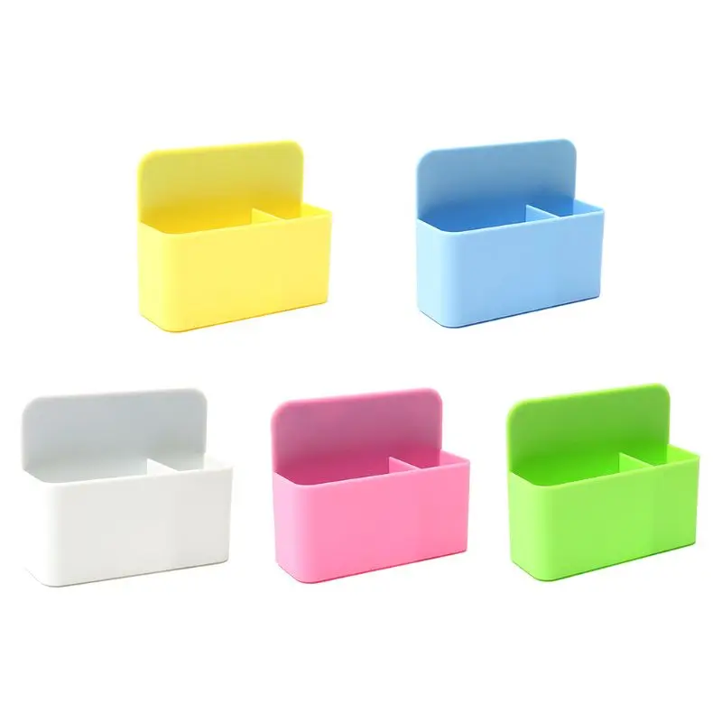 

Magnetic Whiteboard Markers Pencil Pen Holder Storage Box for School Classroom Teachers Stationery Collection D5QC