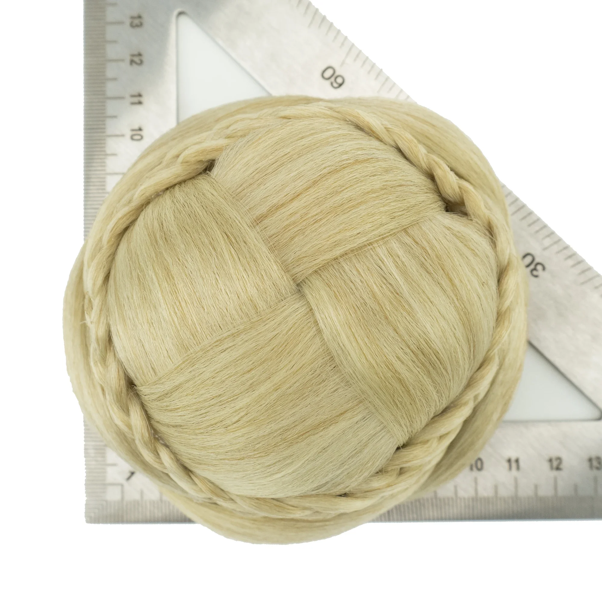 Elegant Braided Chignon Synthetic Hair Bun Wig – Perfect for Weddings, Parties, and Dance Events