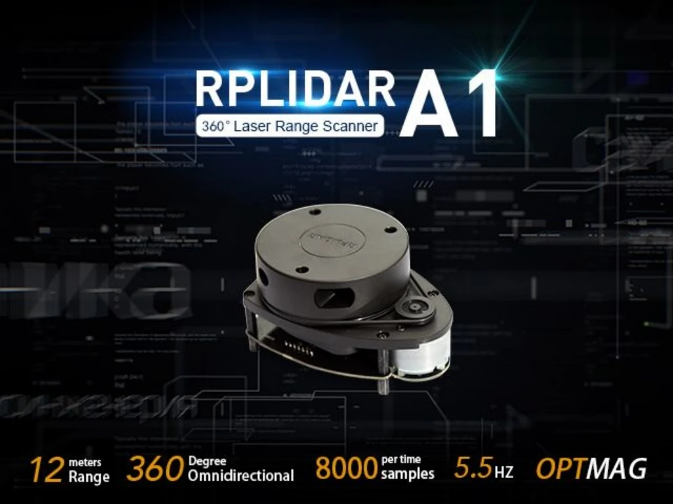 SLAMTEC RPLIDAR A1M8 360 Degree LIDAR Sensor Scanner 12 Meters 2D Scanning Radiu