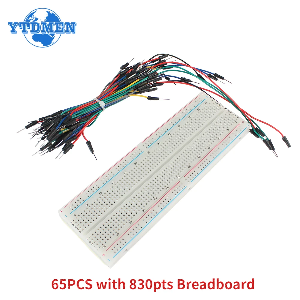 Enhanced Breadboard Jumper Wire Kit for Solderless PCB and DIY Electronics Projects