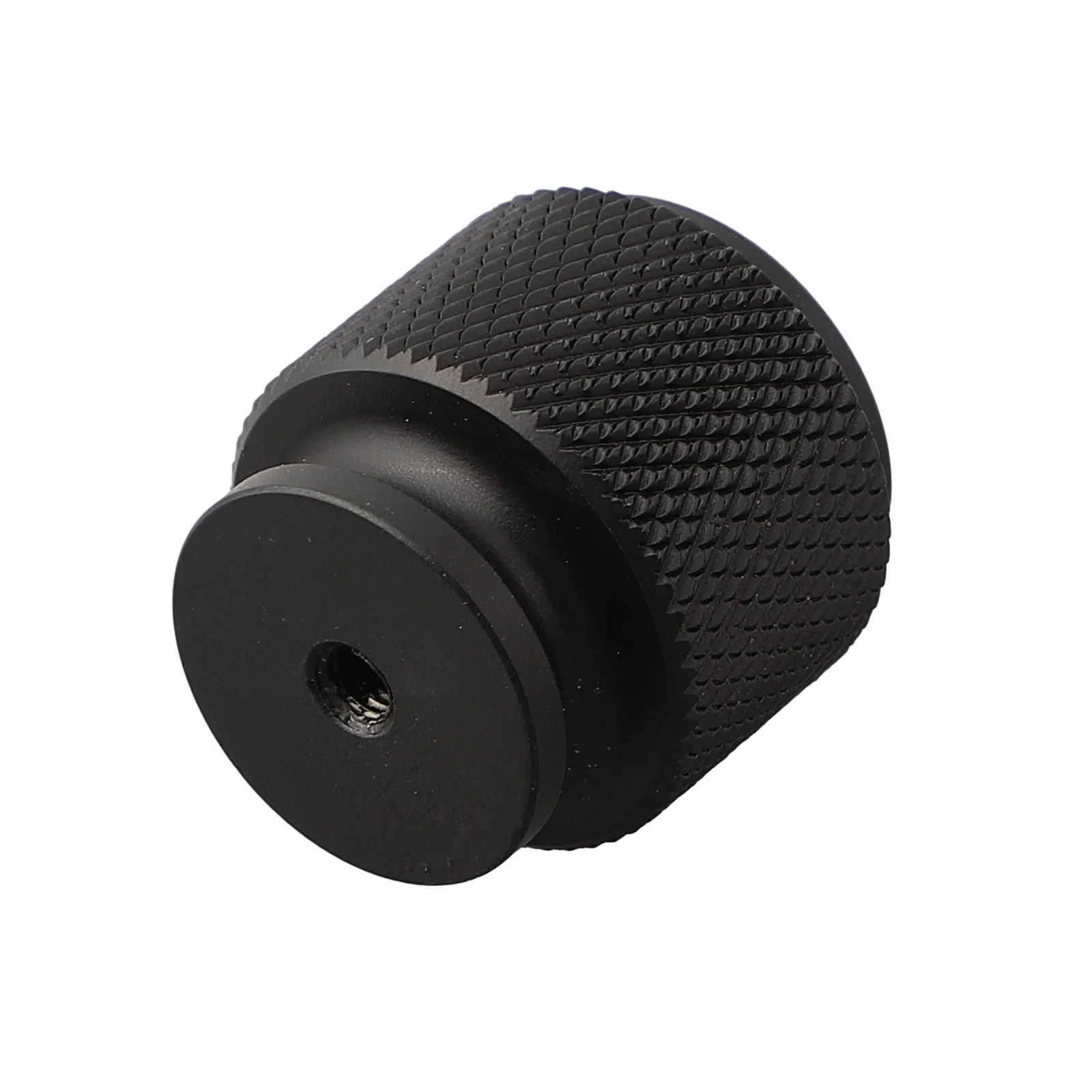 Description Picture 4 of itemKnurled Cabinet Knob Matt Black Aluminium Kitchen Cabinet Door Cupboard Drawer Handles Replace Furniture Hardware Accessories