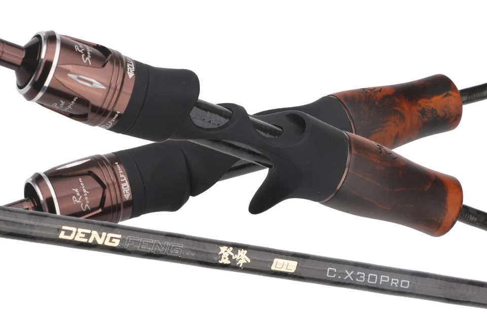 Rollfish ul Spinning Casting Forelle Angelrute Kohle faser super weich bfs Köder Angelrute Köder 1-9g schnelle Aktion 1,38-1,8 m – Detail 3