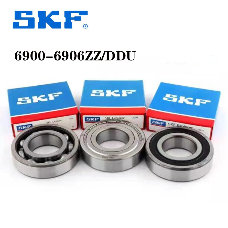 

SKF Sweden 100% Origin Import 6900 6901 6902 6903 6904 6905 ZZ 2RS Deep Groove Ball Bearing ABEC-9 High Speed Metal Rubber Cover