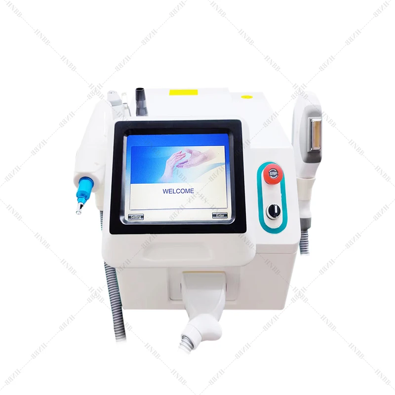

3 in 1 IPL OPT Hair Removal Nd Yag Laser Tattoo Washing RF Face Lifting Professional Skin Rejuvenation for Salon